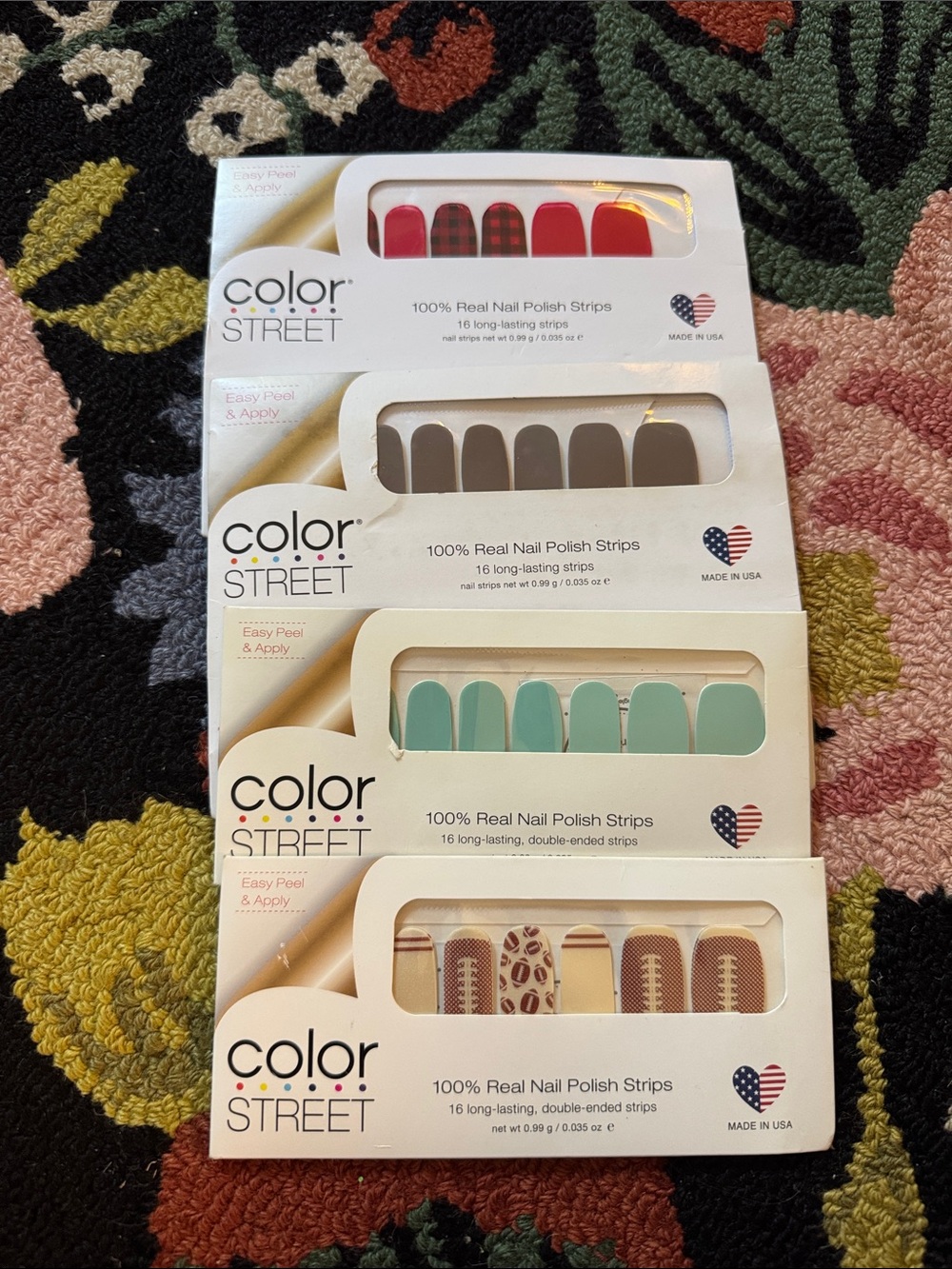 4 sets of Color Street Nails